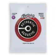Martin Authentic Acoustic Lifespan 2.0 Treated Guitar Strings - 92/8 11- 52