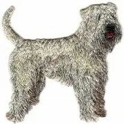 2 3/4" x 3" Irish Soft Coated Wheaten Dog Breed Body Embroidery Patch