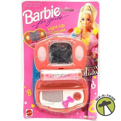 Barbie for Girls Light-Up Compact Rare 1992 Mattel #9304