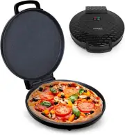 Courant Pizza Maker 12 inch Pizzas Machine, Newly improved Cool-touch Handle &