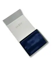 [Lujo Home] Silk Sheets Navy