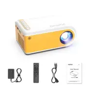 Mini Portable Projector Small VideoProjector for Home Theater Projectors, Out...