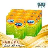 在飛比找遠傳friDay購物優惠-【Durex杜蕾斯】螺紋裝衛生套12入X10盒