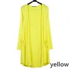 Ladies Mid-length Jacket Coat Outwear Cardigan Long Sleeve Modal Loose Summer