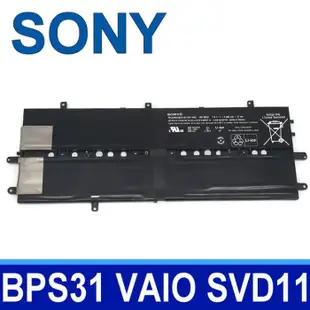索尼 SONY BPS31 4芯 原廠電池 SONY VAIO SVD11 Duo11 (10折)