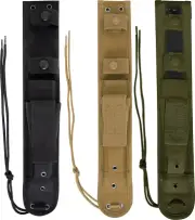 MOLLE Knife Sheath 7", Blade Cover Case Snap Closure Military Army