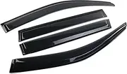 QVQOCUKS Car Window Visor Compatible for Chery Tiggo 5X 4 Pro 5X Pro EMC Wave 3 2017~2024 Sun Guard Deflector Windshields Trim Auto Accessories(Black)