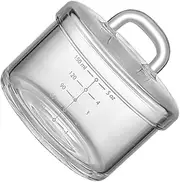 LALADEFIEE Double Skin Milk Stewing Container Lid Glass Steaming Bowl for Boys and Girls Boys and Girls Bowls