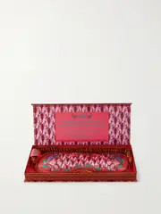 [Slip] Slip - Scorpio Printed Silk Sleep Mask - Red - One size One size Red