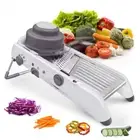 Adjustable Mandoline Slicer for Kitchen Stainless Steel Vegetable Chopper