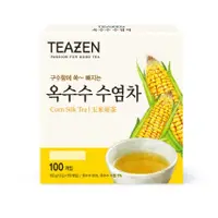 在飛比找蝦皮購物優惠-teazen 玉米鬚茶 100包/盒 玉米 玉米鬚  康普茶