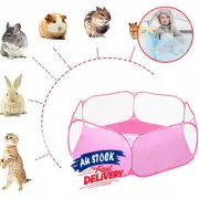 Rabbit J Fence Yard Folding Portable Pig Guinea Playpen Cat Small Pet Play Tent