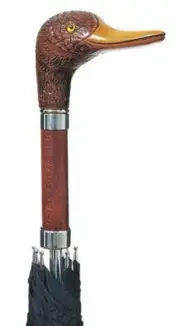 MALLARD DUCK STICK UMBRELLA