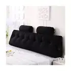 Wedge Headboard Pillow + 2 Head Roll Pillows Bed Wedge Pillow Lap Top Pillow ...