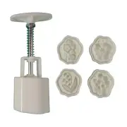 Mooncake Mold Festival DIY Hand Press Mooncake Cutters Pastry Decorating Gadgets