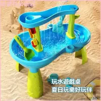 在飛比找蝦皮購物優惠-可開發票兒童沙灘桌玩具車戲水寶寶挖沙土工具沙漏剷子桶海邊玩沙