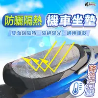 在飛比找蝦皮商城優惠-［鍍客doker］機車坐墊防曬 防曬墊 隔熱墊 座墊套 鋁箔