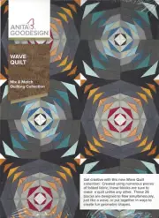 Anita Goodesign Mix & Match Collection WAVE QUILT Compare with $70 Retail