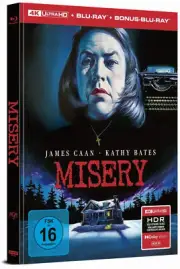 Stephen King's "MISERY" - Thriller Cult Classic - ltd 4K UHD + Blu-ray MEDIABOOK