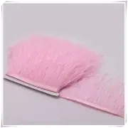 Baby Pink Ostrich Feather Trims Fringes Sewn on Feather 1 Yard