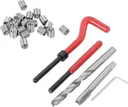NDNCZDHC 25PCS Helicoil Thread Repair Kit, M8 Thread Repair Tool with Drill Bit, 20 Screw Socket, Thread Repair Installation Kit with Carry Case