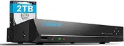 Reolink PoE NVR 8CH Network Video Recorder for Home Security Camera System, Only Work with 16MP/12MP/4K/8MP/5MP/4MP REOLINK PoE IP Camera, 24/7 Recording to Pre-Installed 2TB Hard Drive, RLN8-410