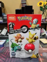 Pokemon Mega Construx Kanto Starters 4 Pack NIB
