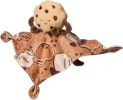 Mary Meyer Sweet Soothie Lovey Security Blanket, 10 X 10", Chocolate Chip Cookie