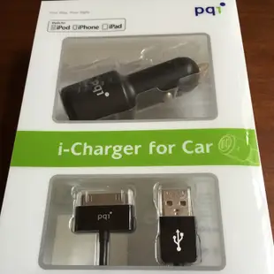 pqi iPhone 30pin 充電線 加 車用充電座