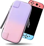Switch Case, Shockproof, Compatible with Nintendo Switch, Carrying SWITCH OLED, Thin Storage Bag, Portable, Hard Case, Controller, Protective Cover, Game Card Storage, Lightweight, Compatible with