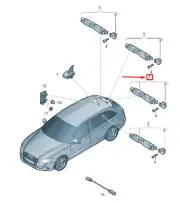 AUDI A6 Avant C7 Left Lower Antenna Amplifier 4G9035225B NEW GENUINE