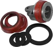 HAWILLOSCH 1 Set Cast Plunger Replacement Kit Leather Cup Gasket for Manual Hand Water Well Garden