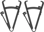 2Pcs Skinfold Caliper Tester for Accurate Measurement of Skin Folds Durable and Easy to Use Analyzer for Men and Women