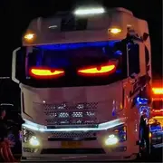 2025 New Models Truck Devil Eye Led Matrix Pixel Panel Soft Foldable Lighting Graffiti Scrolling Stick Up Text Boar Futuristic Led Display