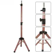 Adjustable Tripod Stand Holder For Mannequin Head Hairdressing Training