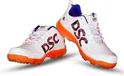 DSC Men's Yellow, Fluro Orange, White Beamer Cricket Shoes (S-11 Adult)