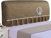 Bed Headboard Covers,Dustproof Protector Cover,Bed Headboard Cover/Double Bed Padded Elastic Cover Dust Cover European Cotton Cover Thicken for Bedroom Decoration (Color : #5, Size : 120CM)