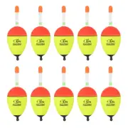 1.4oz Fishing Bobbers, 10 Pack EVA Fishing Float, Yellow