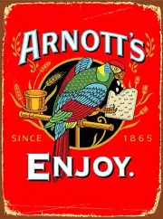 Tin Sign Metal ``ARNOTTS BISCUITS``