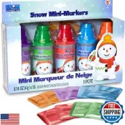 Snow Markers Mini five colors set with ten color packets