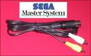 AV Audio Video RCA TV Connection Cable Cord Plug for the Sega Master System NEW