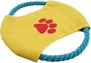 Dog Training Toy Pets Flydisc Material Bite-Resistant Light Portable Fetching Game Random Pattern Color