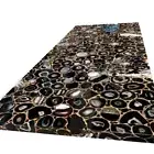 Natural Agate Vanity Top, Black Agate Table Top, Natural Handmade Agate Stones