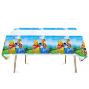 Winnie the Pooh Tablecloth Party Supplies Birthday Decorations 108*180cm