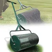 Compost Spreader,Lightweight Metal Mesh Manure Spreader,with T Shaped Handle, Top Soil Spreader for Lawn and Garden, Walk and Push Basket Sifter for Yard,Separate40x60cm