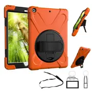 MCC Heavy Duty Hand Strap iPad 2 3 4 Apple Shockproof Tough Case Cover [Orange]