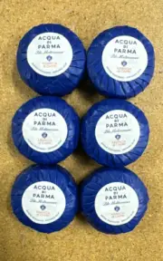 Acqua Di Parma Arancia Di Capri Blu Mediterraneo Wrapped Soap 50 Grams Set of 6