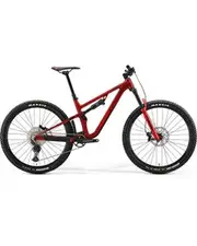 Merida One-Forty 500 Dual Suspension Mountain Bike Dark Strawberry/Red/Blk
