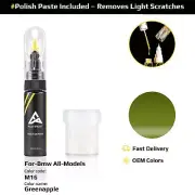 Touch Up Paint For Bmw All Models M16 Greenapple With Polish Paste