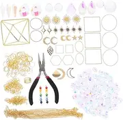 Create Your Own Art 1 Set DIY Suncatcher Kit Wind Chime Handmade Sun Catcher Decor for Home Window and Garden